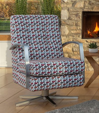 Alstons Upholstery - Savannah Oslo Swivel Chair